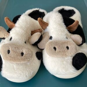 Cow slippers